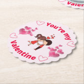 あなたはのバレンタイン ペーパーコースター (アングル)