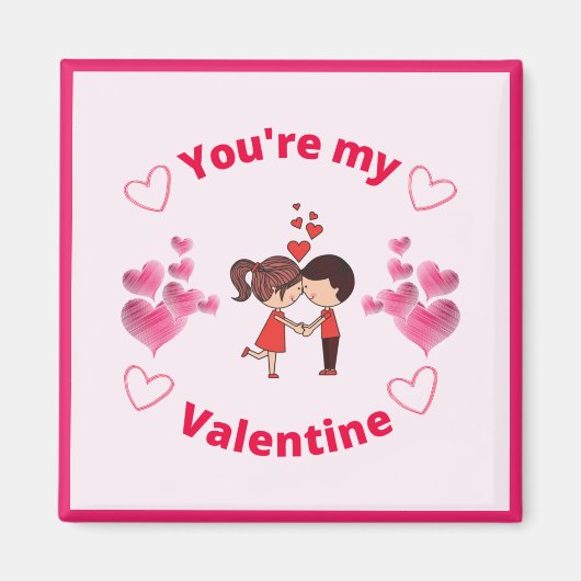 あなたはのバレンタイン マグネット (正面)
