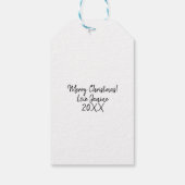 あなたはのパフ素晴らしィン ギフトタグ (裏面)