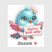 あなたはのビーク効果ハミングバード陽性シール シール (シート)