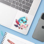 あなたはのビーク効果ハミングバード陽性シール シール (ノートパソコンとiPhone)