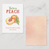 あなたはのピーチキッズスクールバレンタインデーのカード エンクロージャーカード (正面/裏面)