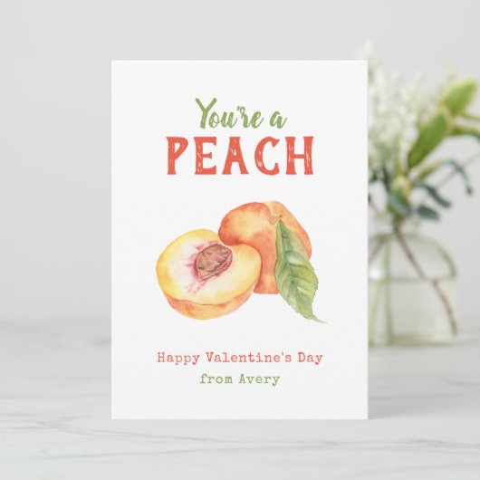 あなたはのピーチキッズスクールバレンタインデーのカード シーズンカード (スタンド正面)