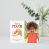 あなたはのピーチキッズ写真バレンタインデーのはがき シーズンポストカード (スタンド正面)