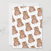 あなたはのフクロウバレンタインデー シーズンカード (裏面)