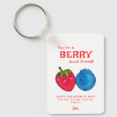あなたはのベリーグッドフレンドスウィートバレンタインの写真 キーホルダー (正面)
