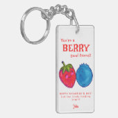 あなたはのベリーグッドフレンドスウィートバレンタインの写真 キーホルダー (正面左)