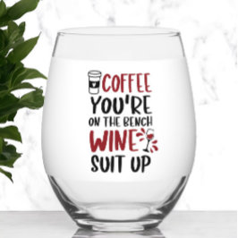 あなたはのベンチワインのスーツの上のコーおもしろいヒー ステムなしワイングラス