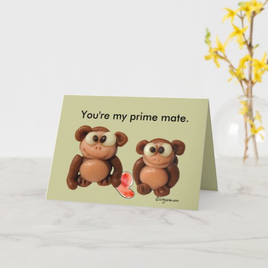 あなたはのマイプライムメイト記念日カード カード (黄色い花)