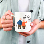 あなたはのマイワールドマム&パパ – 心のこもった家族の愛 ジャンボコーヒーマグカップ