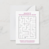 あなたはのマグネットデザイン教室バレンタイン ノートカード (裏面)