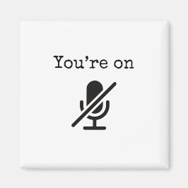 あなたはのミュートおもしろいマグネット マグネット