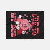 あなたはのルベミーダブクヴィクナースバレンタインカ フリースブランケット (正面(横))