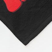 あなたはのルベミーダブクヴィクナースバレンタインカ フリースブランケット (角)