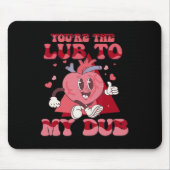 あなたはのルベミーダブクヴィクナースバレンタインカ マウスパッド (正面)