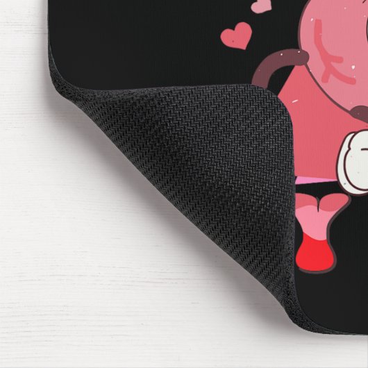 あなたはのルベミーダブクヴィクナースバレンタインカ マウスパッド (コーナー)