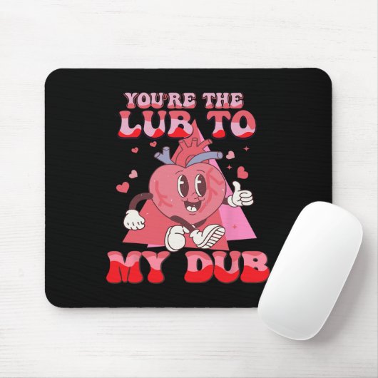 あなたはのルベミーダブクヴィクナースバレンタインカ マウスパッド (マウス)