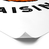 あなたはのレーズンIスマイルおもしろいフードパン ポスター (角)