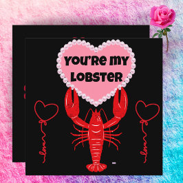 あなたはのロブスターおもしろい記念日カード カード