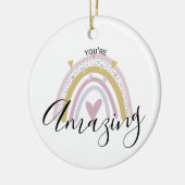 あなたはの前向き母親への肯定賜物 セラミックオーナメント (左)