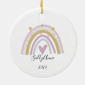 あなたはの前向き母親への肯定賜物 セラミックオーナメント (裏面)