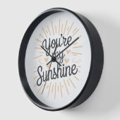 あなたはの太陽 壁時計 (傾斜)