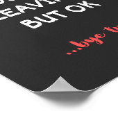 あなたはの失礼離れな、幸運を見つける ポスター (角)