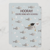 あなたはの学校魚科おもしろい卒業生 シーズンカード (正面/裏面)