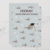 あなたはの学校魚科おもしろい卒業生 シーズンカード (正面/裏面)