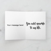 あなたはの宝石バレンタインデーのカード カード (内部)