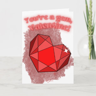 あなたはの宝石バレンタインデーのカード カード