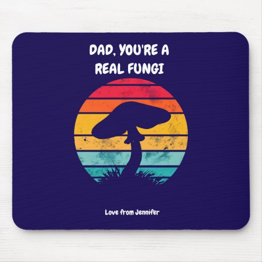 あなたはの実在菌-パーソナライズされたパパマウスパッド マウスパッド (正面)