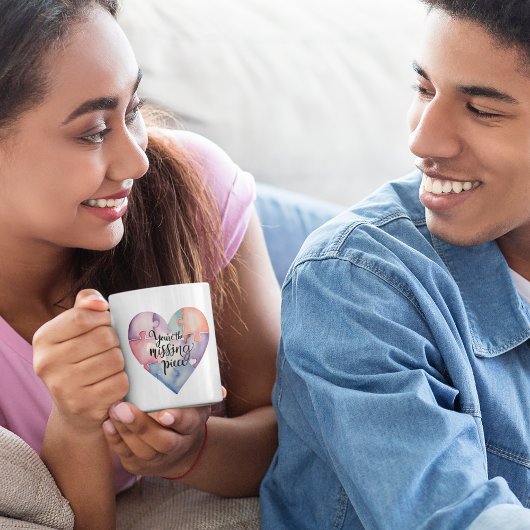 あなたはの恋しく思ピースパズルマグカップ コーヒーマグカップ