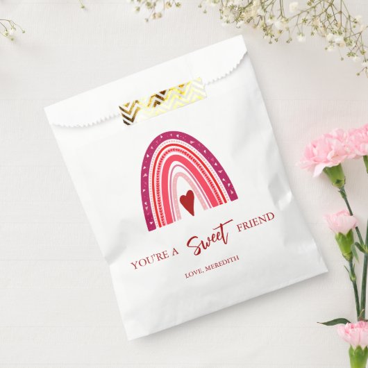 あなたはの愛らしい友人バレンタインデインボー フェイバーバッグ (封をした状態)