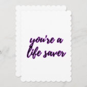 あなたはの救命士 サンキューカード (正面/裏面)