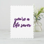 あなたはの救命士 サンキューカード (スタンド正面)