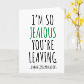 あなたはの新離れしい仕事を祝う カード (黄色い花)