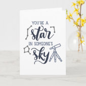 あなたはの星 カード (黄色い花)