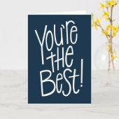 あなたはの最高のサンキューカード カード (黄色い花)