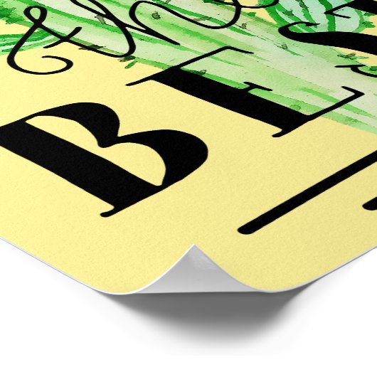 あなたはの最高のタイポグラフィ ポスター (角)