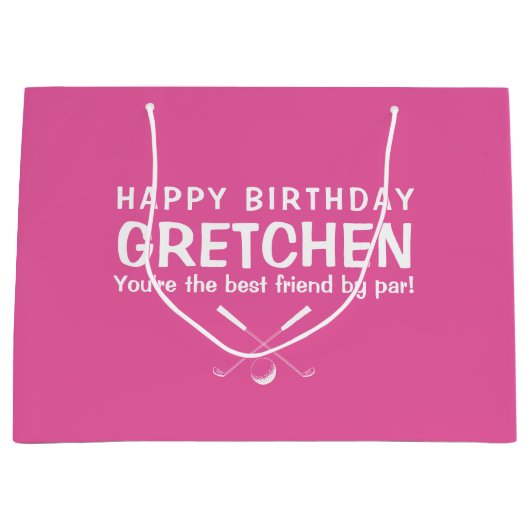 あなたはの最高のフレンドバイパー抱き枕 ラージペーパーバッグ (正面)