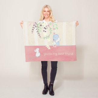 あなたはの最高のマイフレンドネズミカスタム フリースブランケット