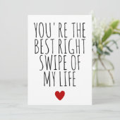 あなたはの最高の私の人生の愛の贈り物の右スワイプ シーズンカード (スタンド正面)