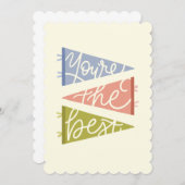 あなたはの最高の-サンキューカード サンキューカード (正面/裏面)