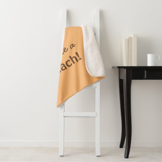 あなたはの桃の甘いかわいいかわいいおもしろいグルメ シェルパブランケット (インサイチュ)