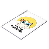 あなたはの猫おもしろいプリン ノートブック (左側)