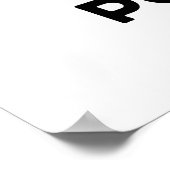 あなたはの猫おもしろいプリン ポスター (角)