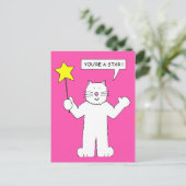 あなたはの猫のユーモア ポストカード (スタンド正面)