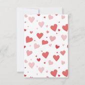 あなたはの猫オクールレンジよくはしゃぐ子猫バレンタイン ノートカード (裏面)