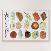 あなたはの甘いインディアンミタイ菓子食品 ジグソーパズル (横)